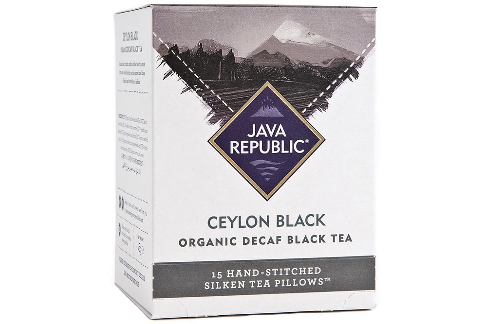 Java Republic Organic Ceylon Black Decaf 15 bags Organic Tea