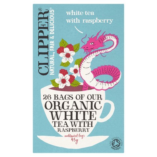 Clipper Organic White Tea & Raspberry 26 bags - Organic Tea