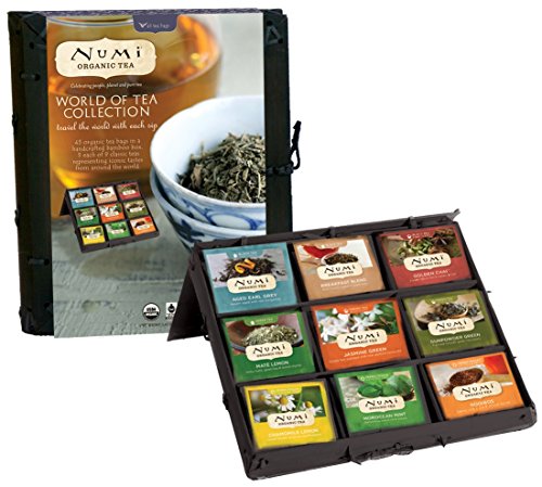Numi Gift Set 45 Assorted Teas in a Tea Chest - Organic Tea